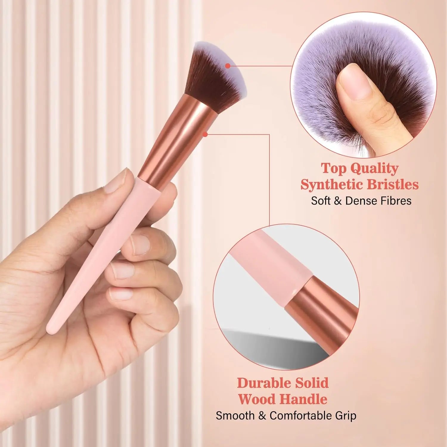 BESTOPE PRO Makeup Brushes With Case 20PCs