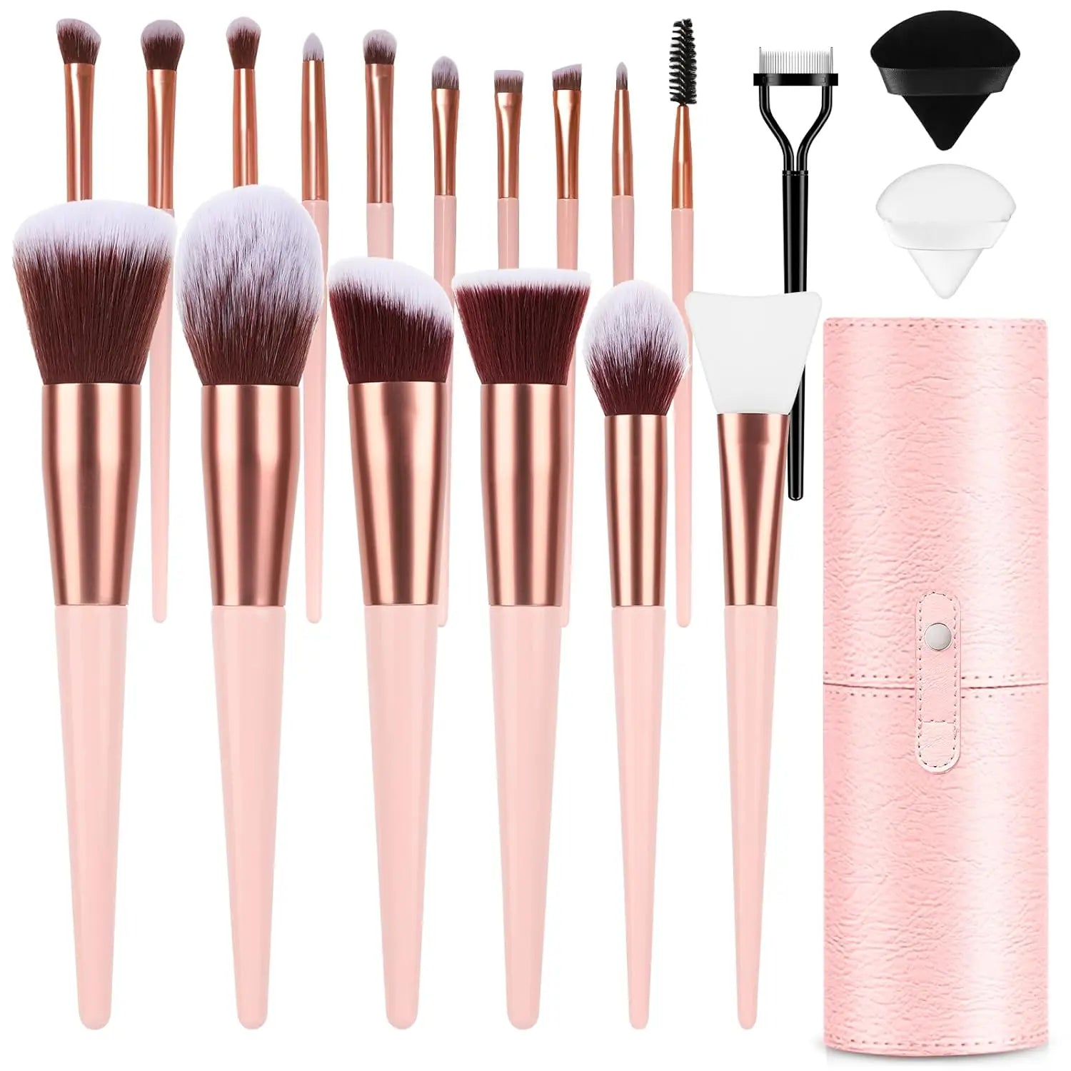 BESTOPE PRO Makeup Brushes With Case 20PCs