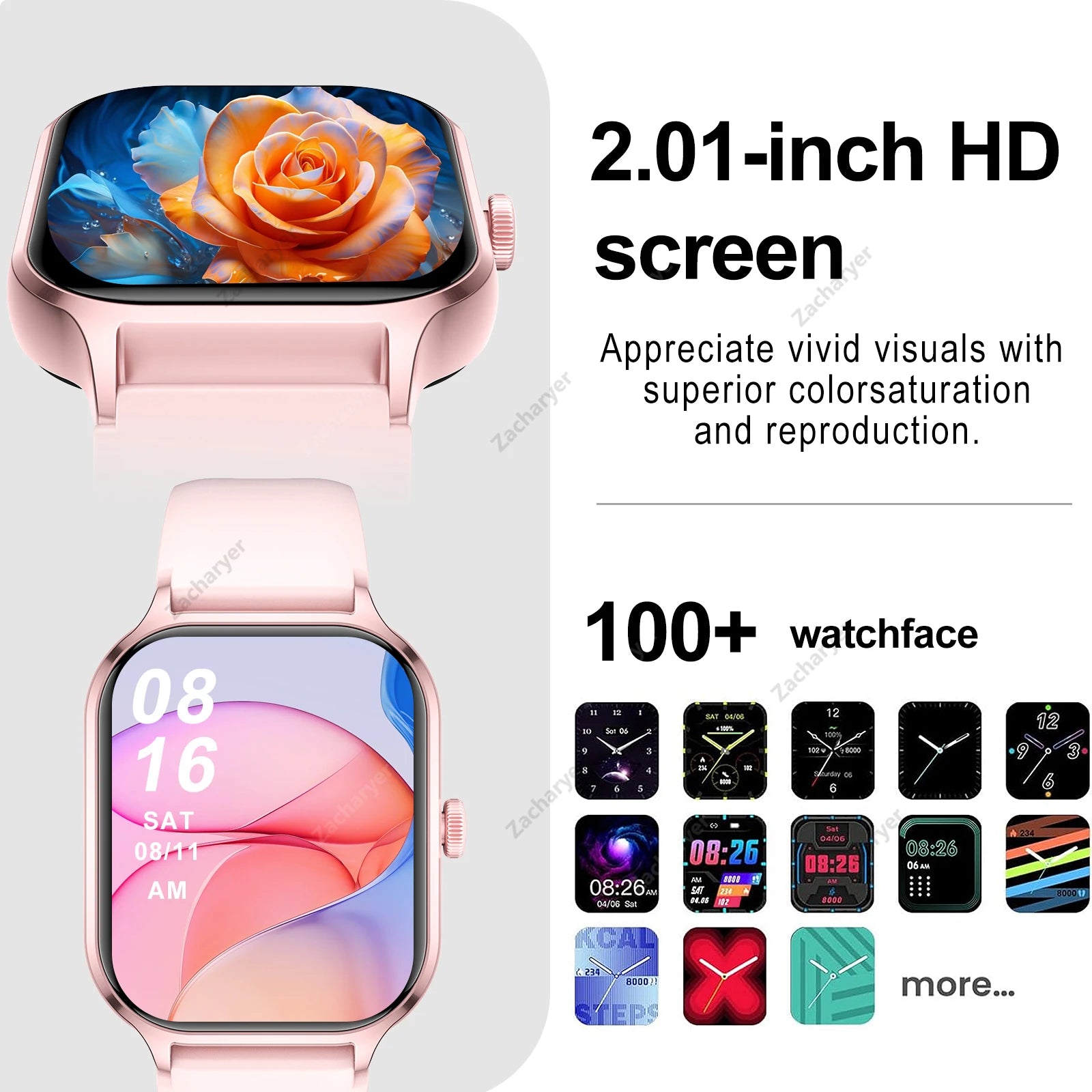 Smart watch full touch screen, sports watch
