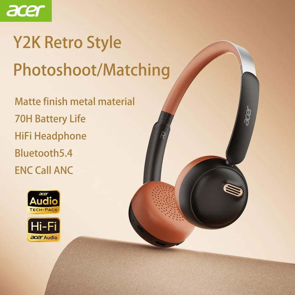 Acer OHW111 Y2K Bluetooth Headphone -45dB BT-5.4