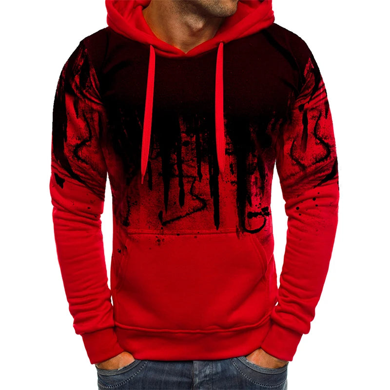Men s Oversized Hood Sweatshirt 3D Printed