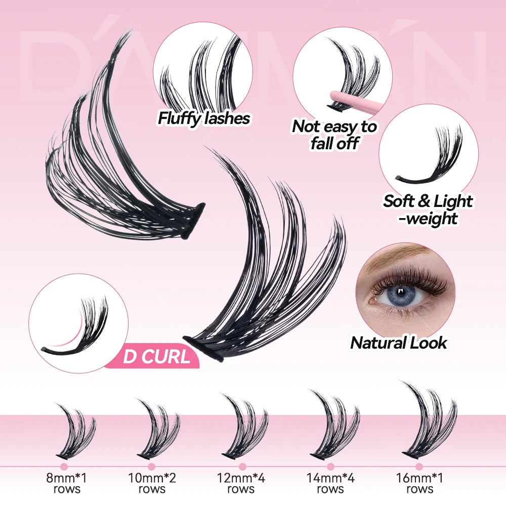 Damman 30-90D Eyelash Kit for Beginners