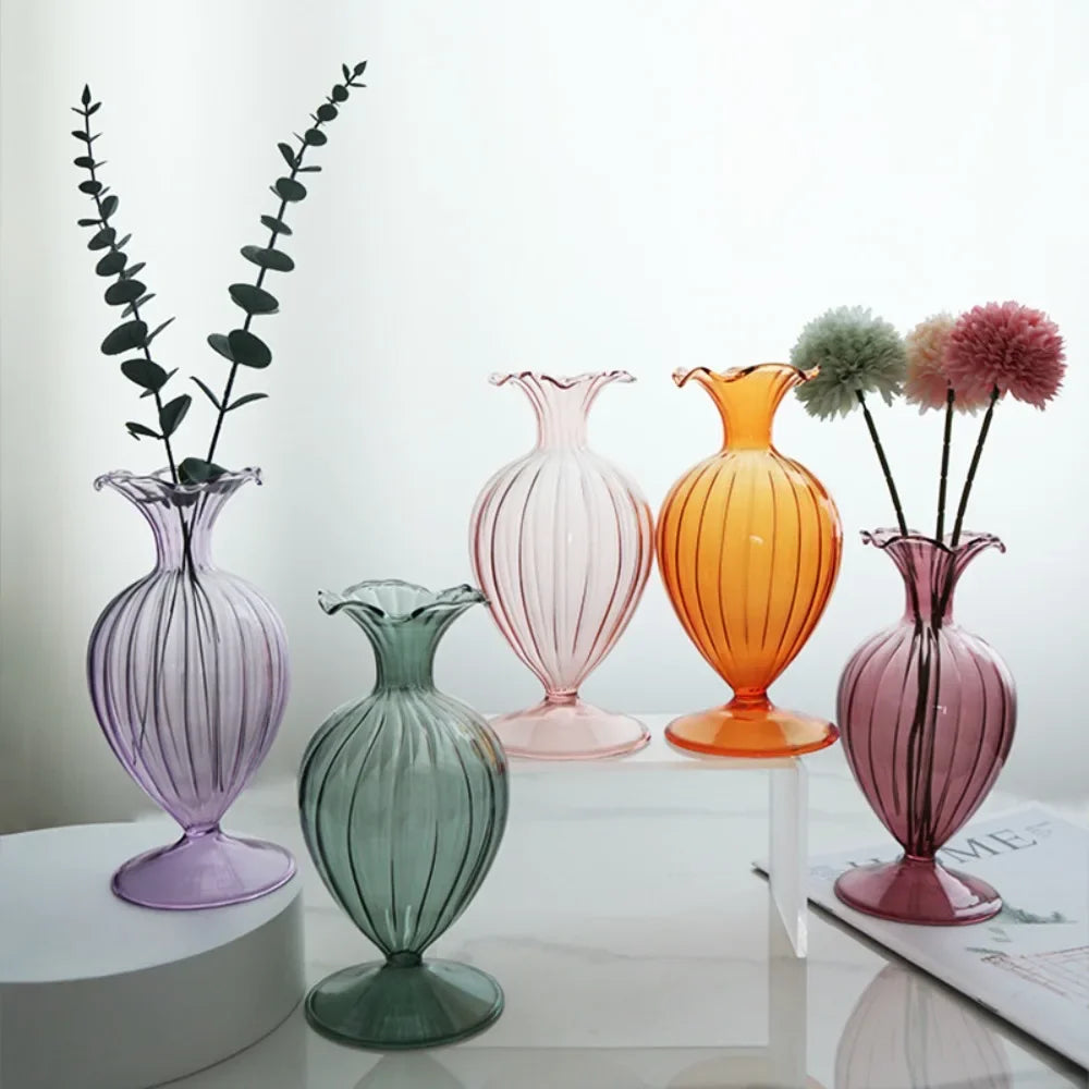 Simple Creative Small Glass Vase Art Decorations