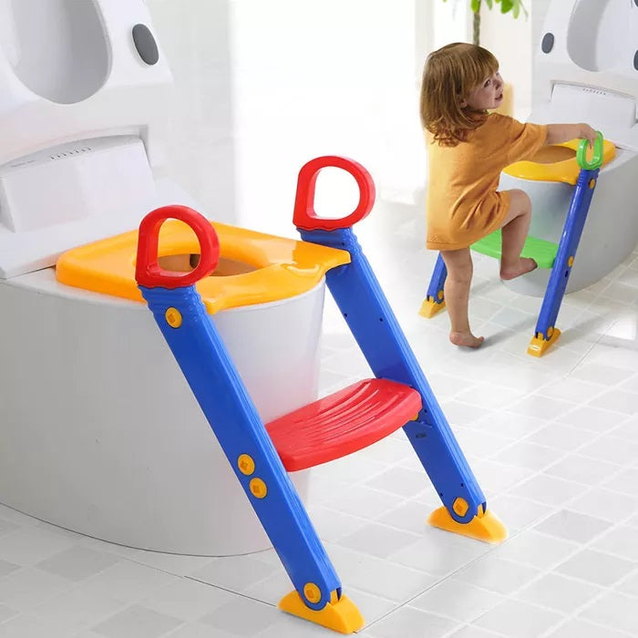Children Potty Seat With Ladder Toilet Trainer