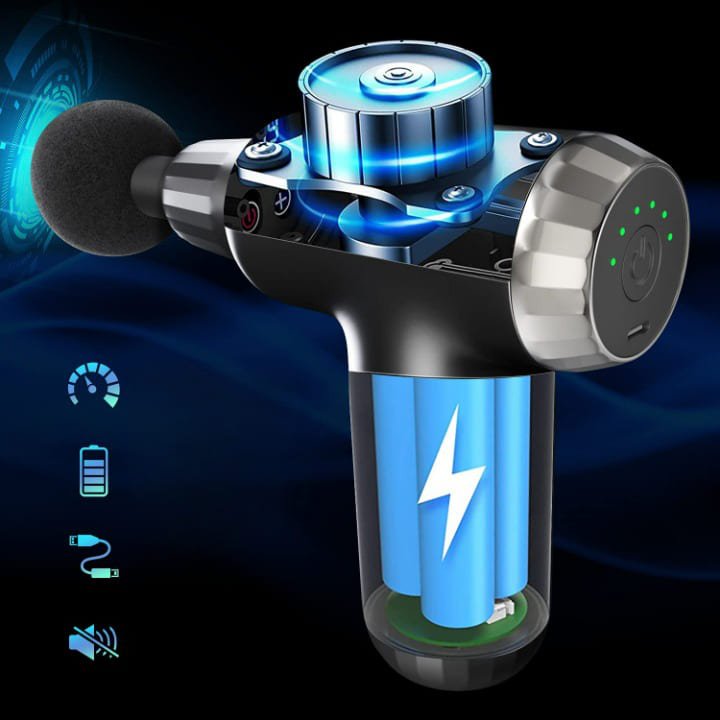 Zayna Cart ™ Muscle Massage Gun with 4 Heads FH-820