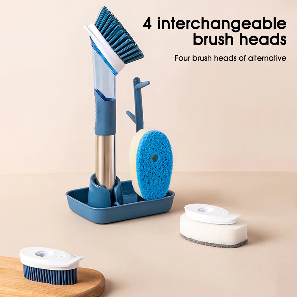 dish brush set ( BLUE COLOR )