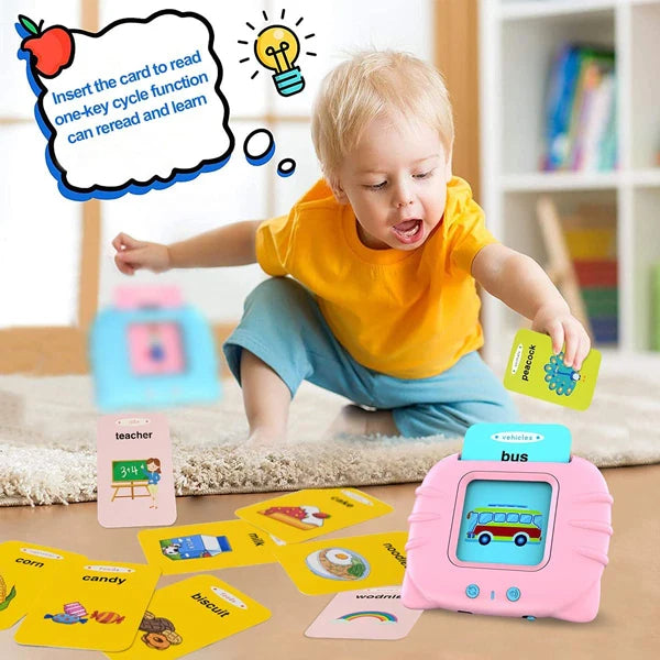 Kids Early Education Words Learning Device With Cards