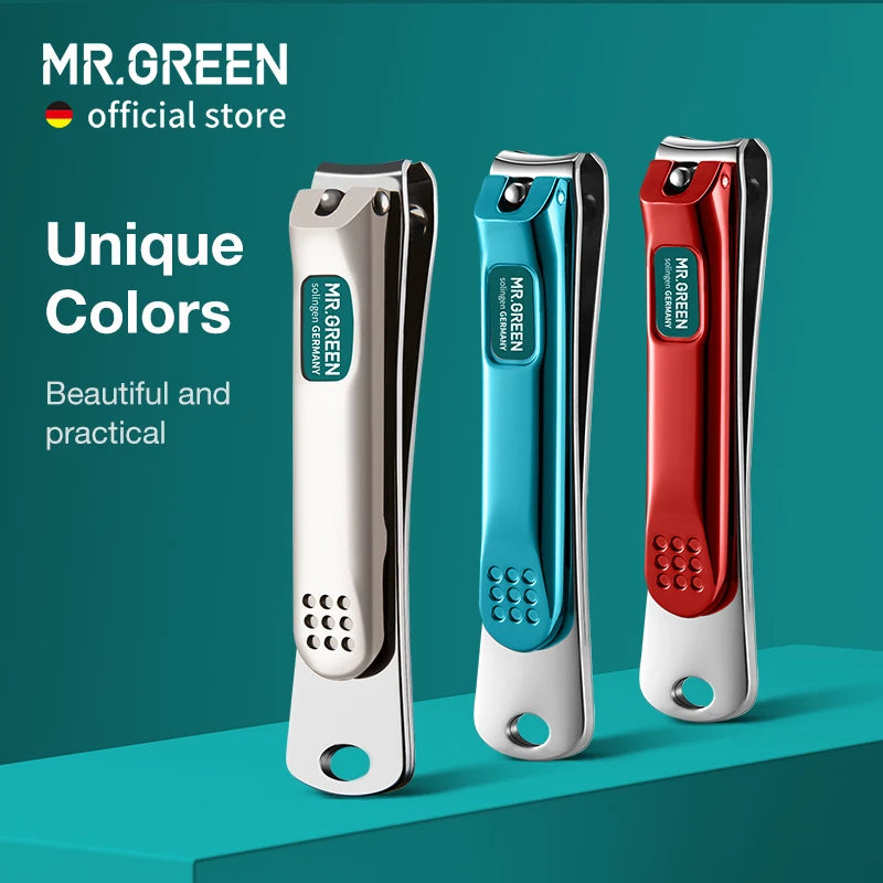 MR.GREEN Nail Clippers Stainless Steel Curved