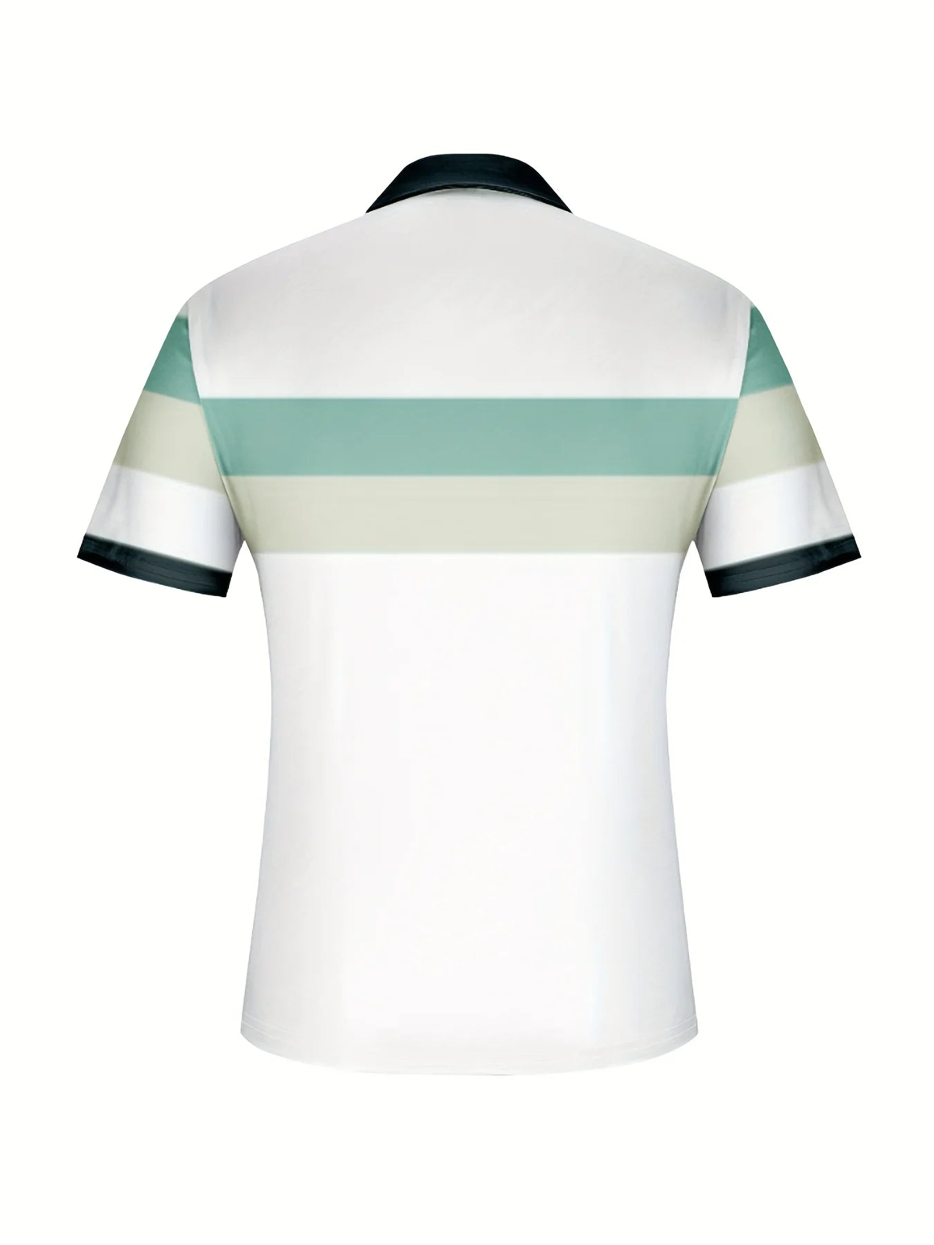 Men's Casual Simple Short-Sleeved Polo Shirt