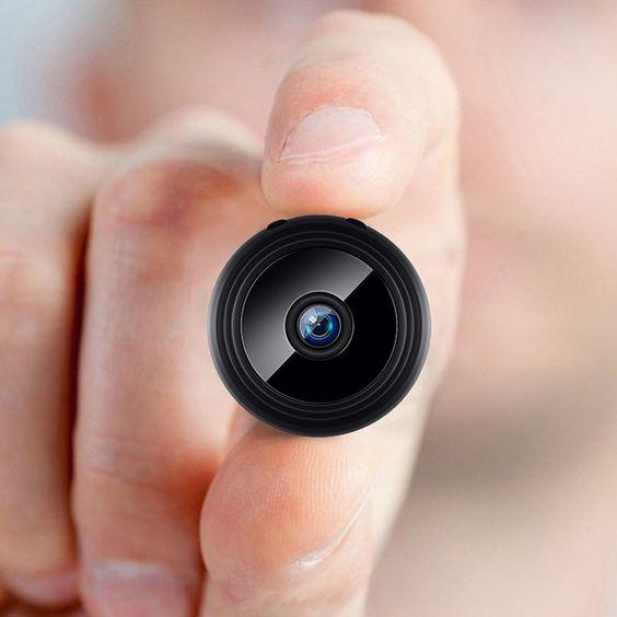 Zayna Cart ™ 1080P HD Mini Wifi Camera for Home Office Included Sound Detector and Night Vision