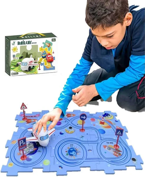 Zayna Cart ™ puzzle-track-car